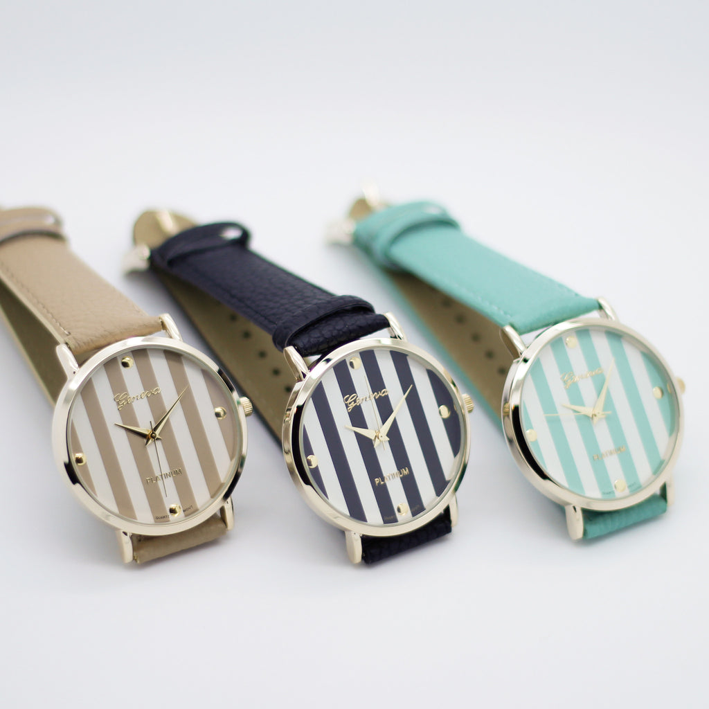 Stripes watch (3 colors)