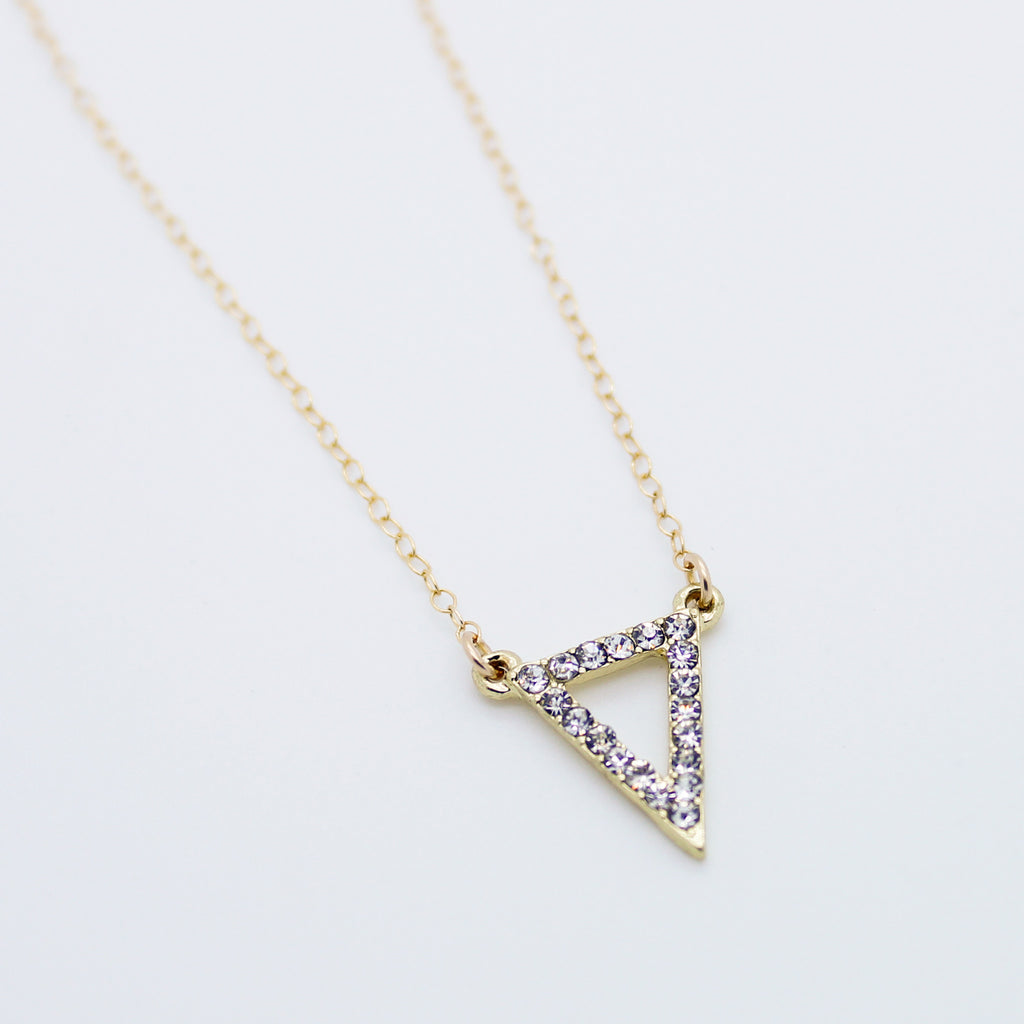 Triangle necklace