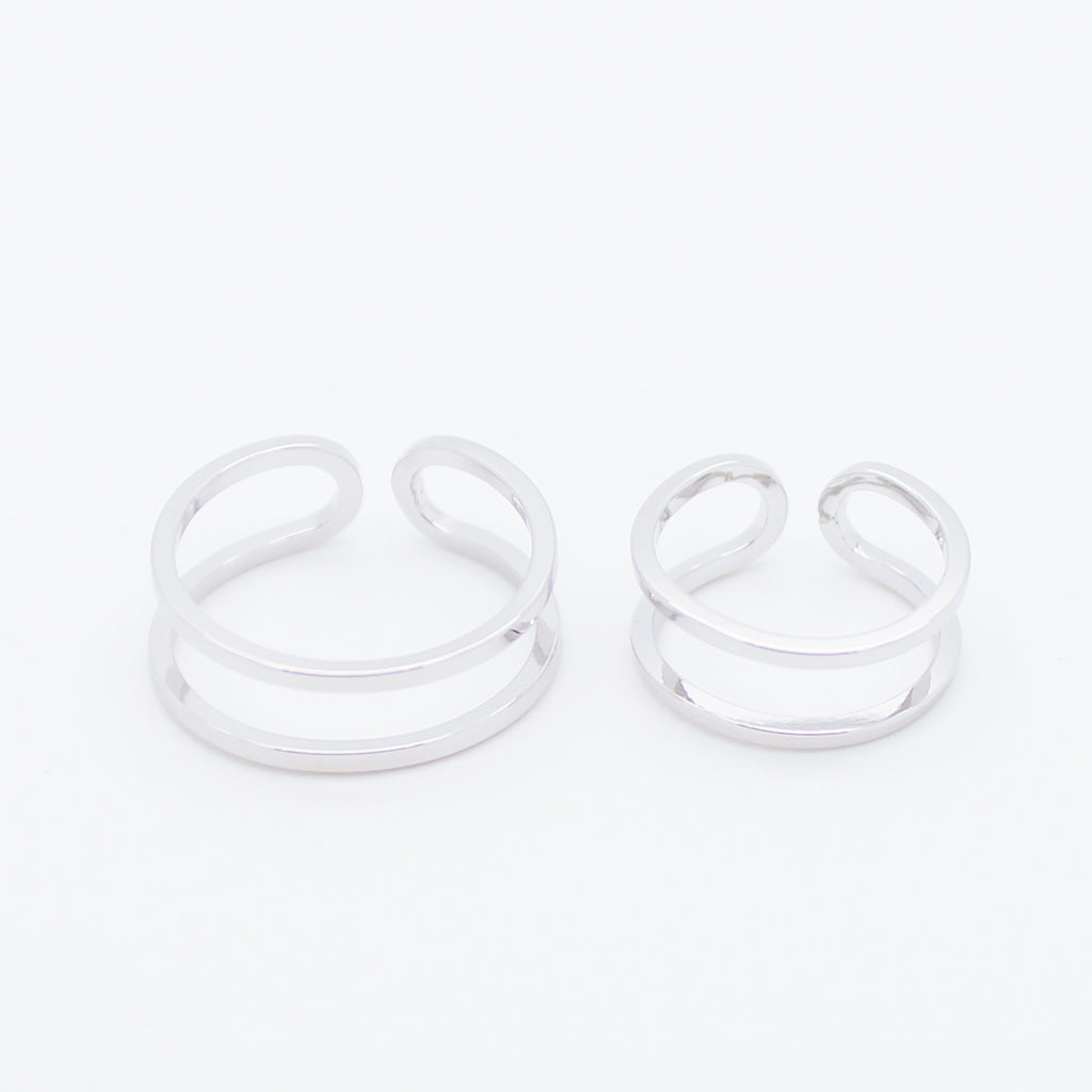 Double wire rings set