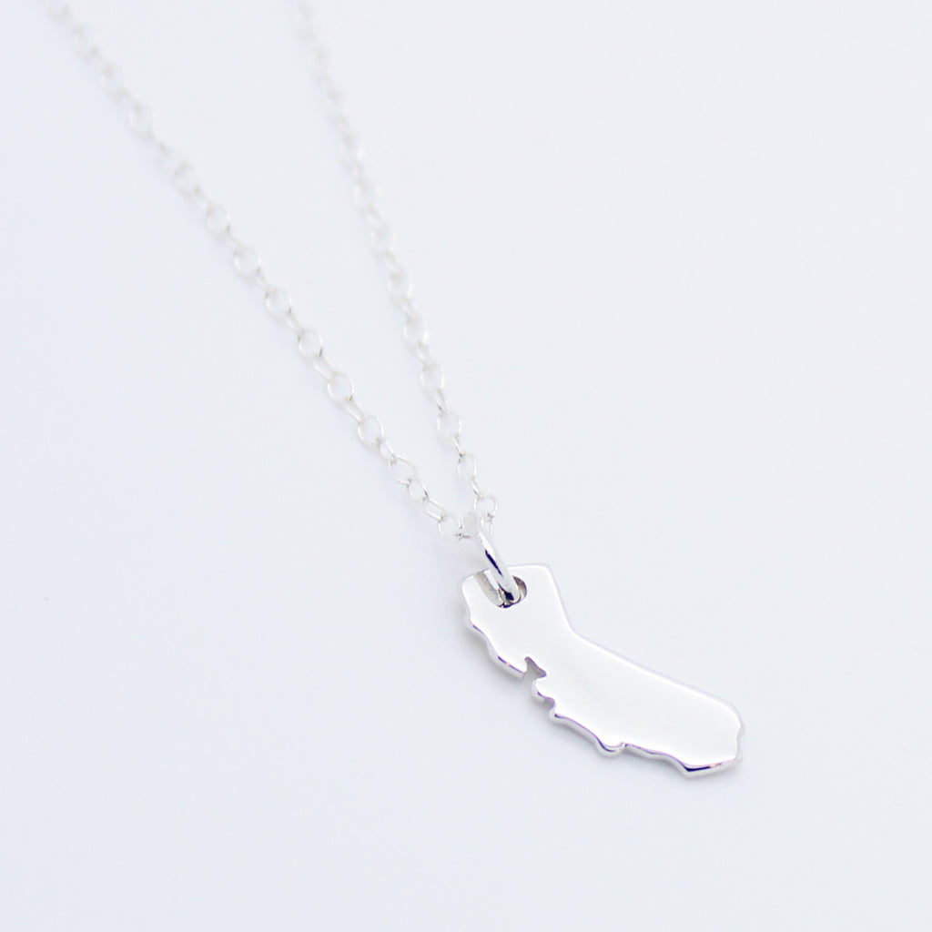California sterling silver necklace