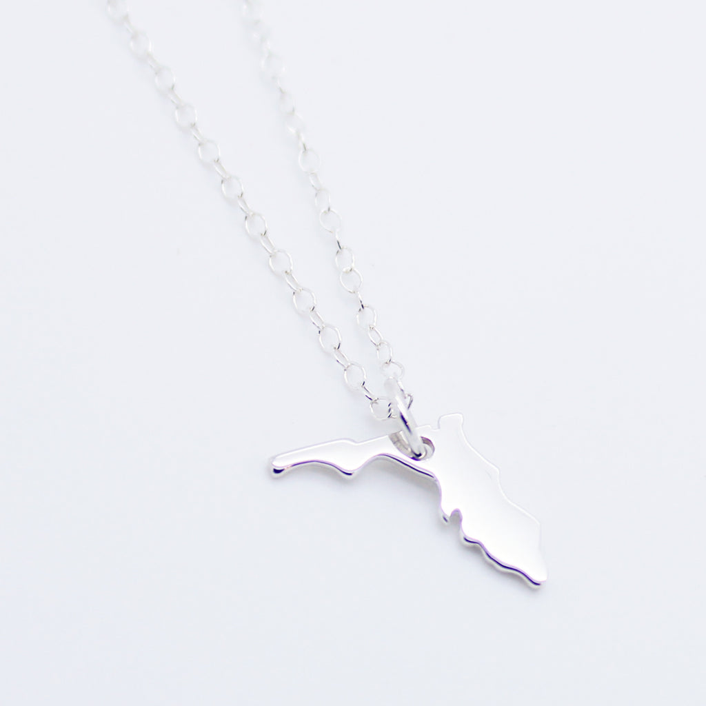 Florida sterling silver necklace