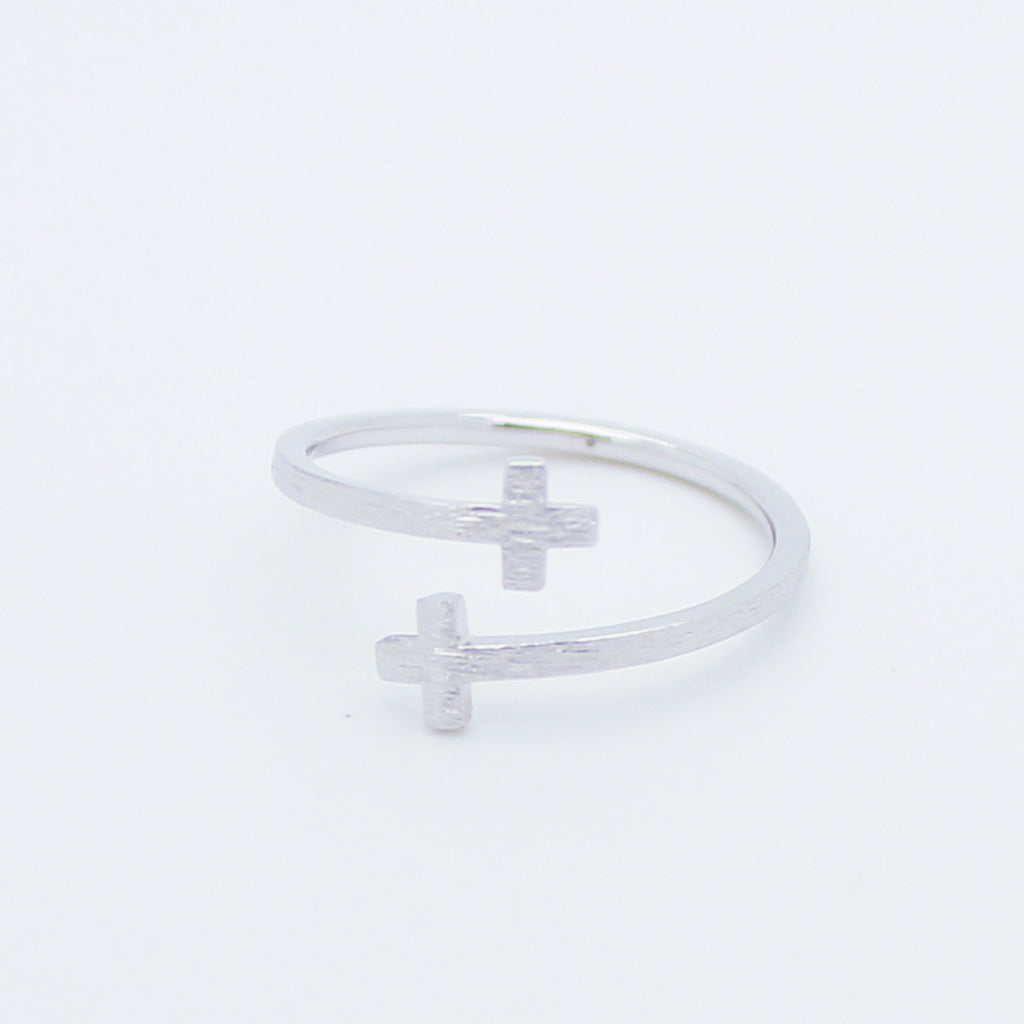 Sideways cross ring