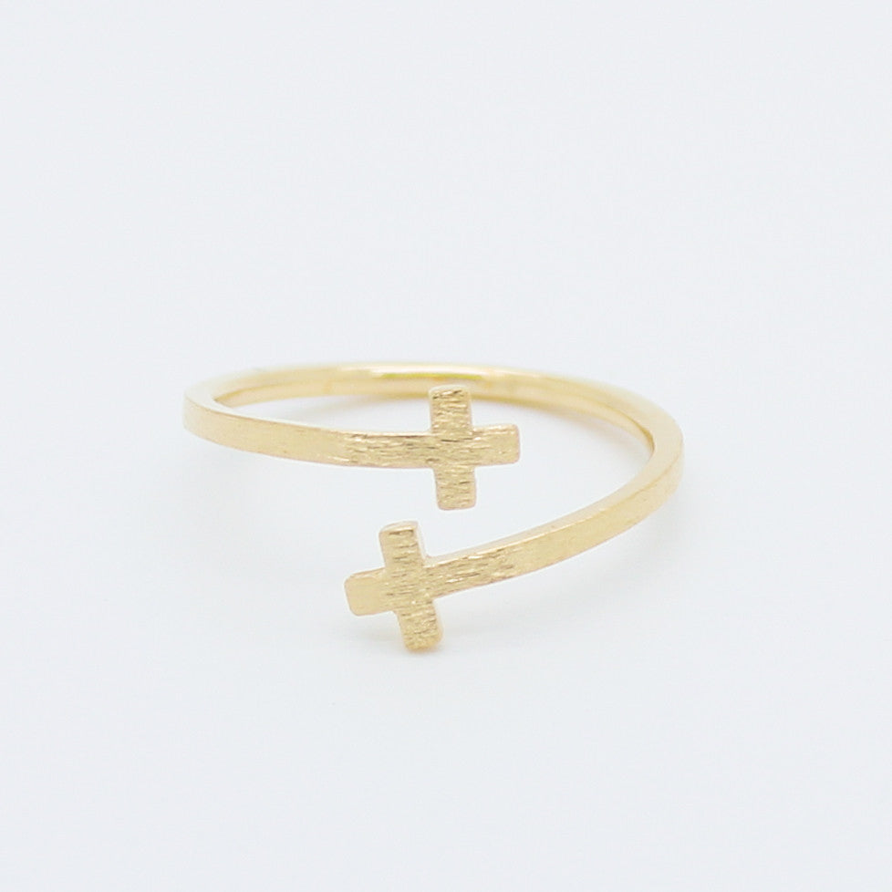 Sideways cross ring