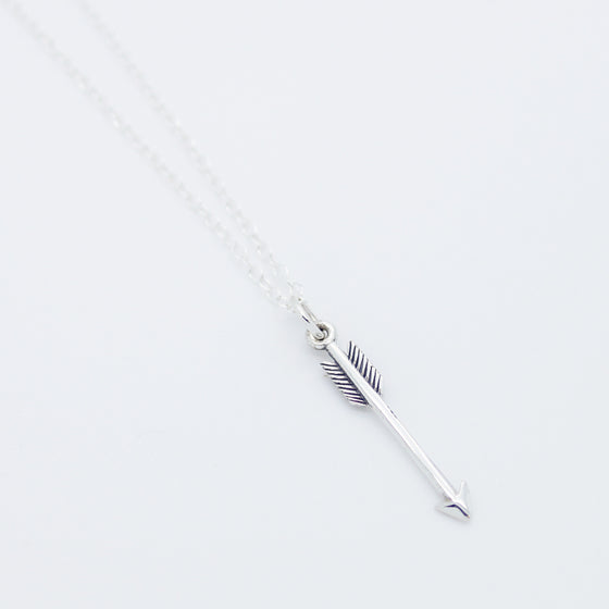 Arrow sterling silver necklace